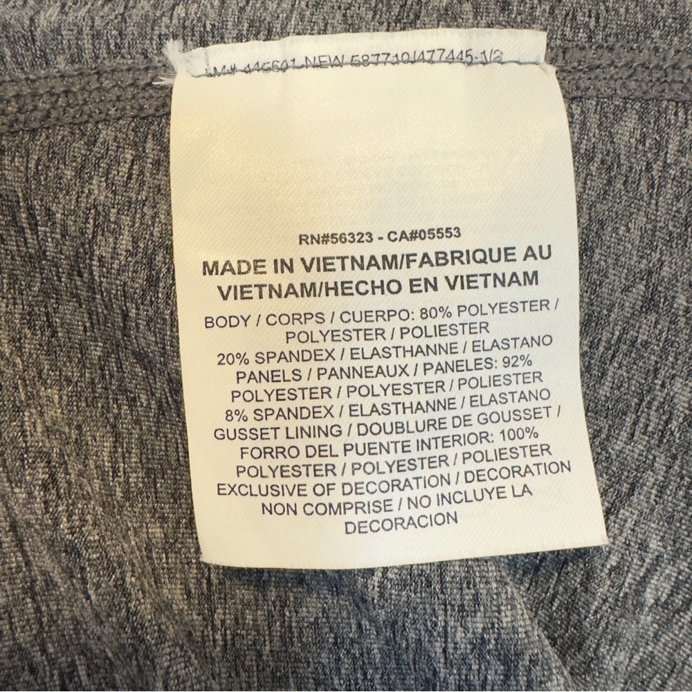 Nike Women’s Gray and Black Therma-Fit Leggings - Picture 5 of 6